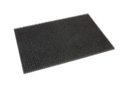 Bo-Camp Deurmat Kunstvezel 60x40 Cm Grijs