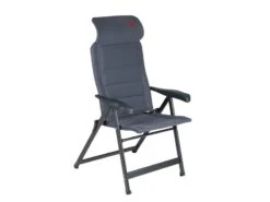 Crespo Kampeer Standen Stoel Ap-237 Air-deluxe Compact Grijs Kleur 86