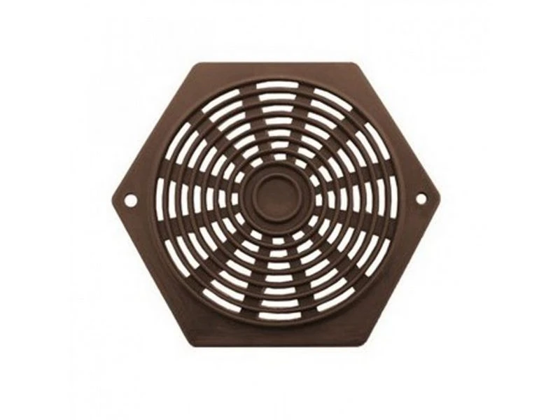 Fjord Outdoor Rozet Opbouw Bruin 75mm Zeskant à 2 St. 1 Fjord Outdoor Rozet Opbouw Bruin 75mm Zeskant à 2 St.