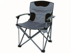 Nomad Supply 37 Eurotrail Vouwstoel Darney +150 Staal Grijs-Zwart