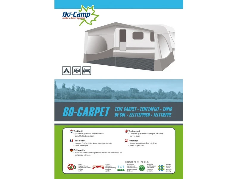Bo Camp Tenttapijt Bo-carpet Grijs 3 Bo Camp Tenttapijt Bo-carpet Grijs - Afbeelding 3