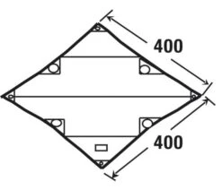 High Peak Tarp 2 -Nomad Supply high peak tarp 2 afmeting 10033 2